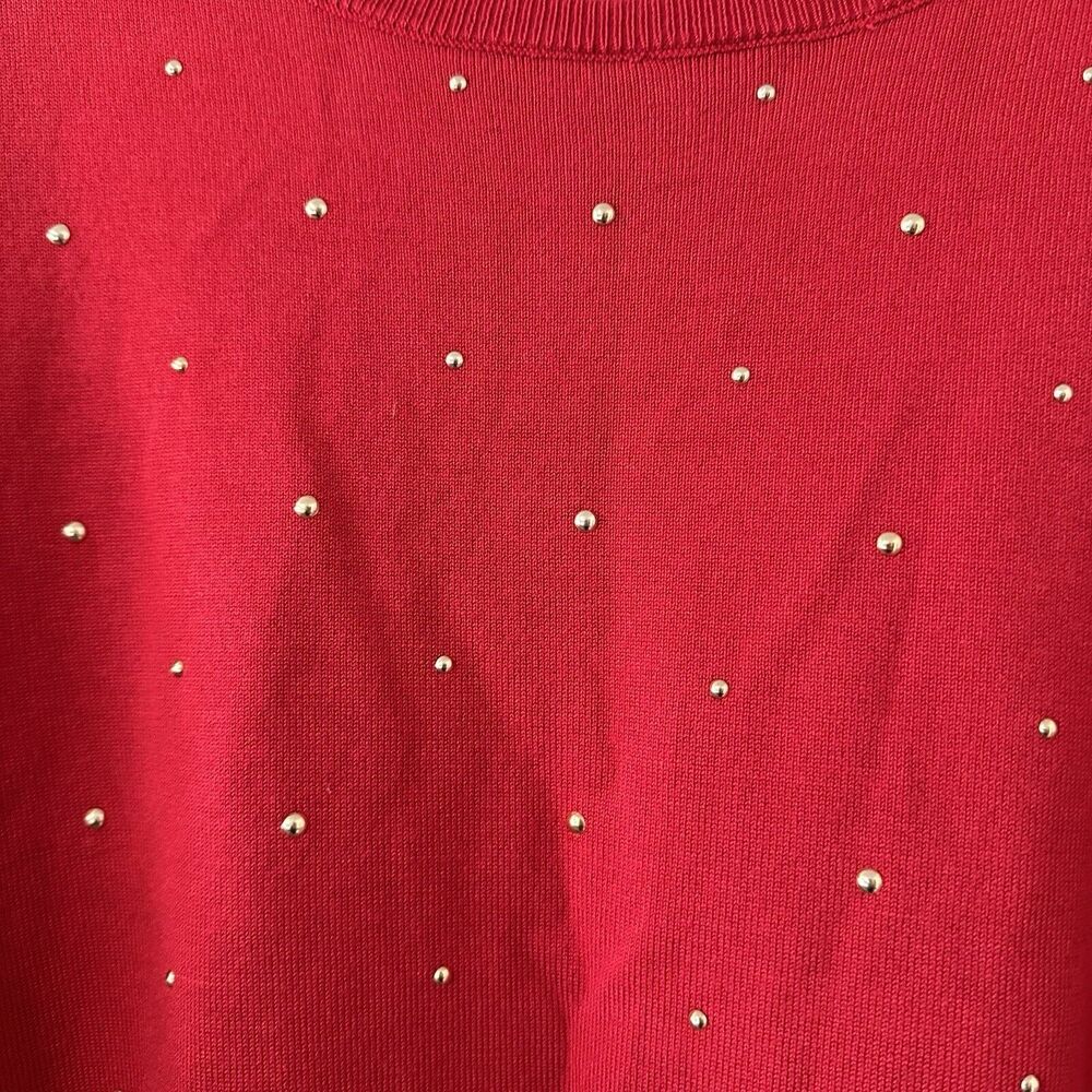 Ruby Rd. Womens Plus Size 3x Stud Embellished Tun… - image 7